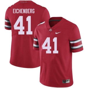 NCAA Ohio State Buckeyes Men's #41 Tommy Eichenberg Red Nike Football College Jersey UQQ3745PF